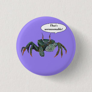 Den Crabby krabban knäppas Knapp