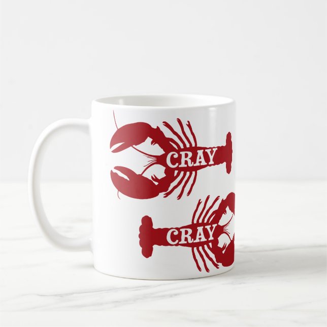 Den Cray Cray kräftaskaldjur Kaffemugg (Vänster)