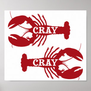 Den Cray Cray kräftaskaldjur Poster