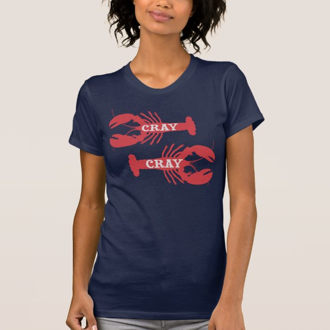 Den Cray Cray kräftaskaldjur T-shirt (Framsida)