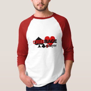 Den Cribbage spelareskjortan - välj stil & färga Tee