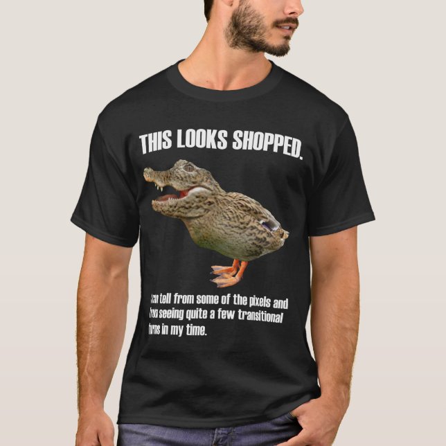 Den Crocoduck bedrägerin Tee Shirt (Framsida)