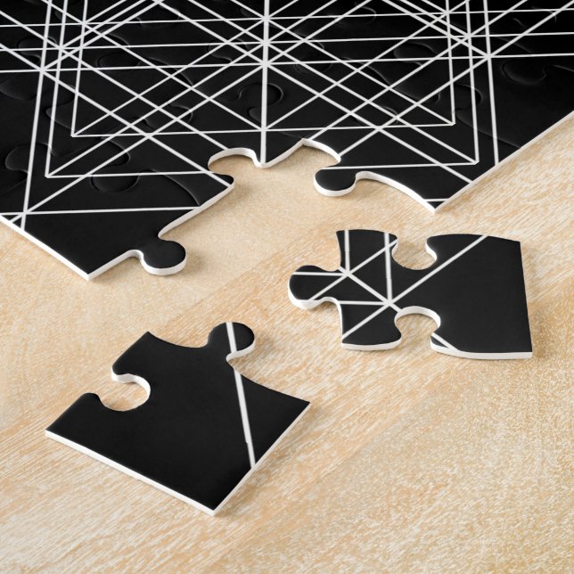 Den Crystal tempelheliggeometrin Pussel (Sidan)