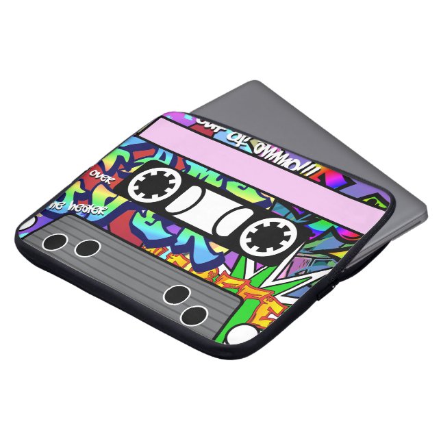 Den Customisable kassetten tejpar Laptop Sleeve (Framsida topp)