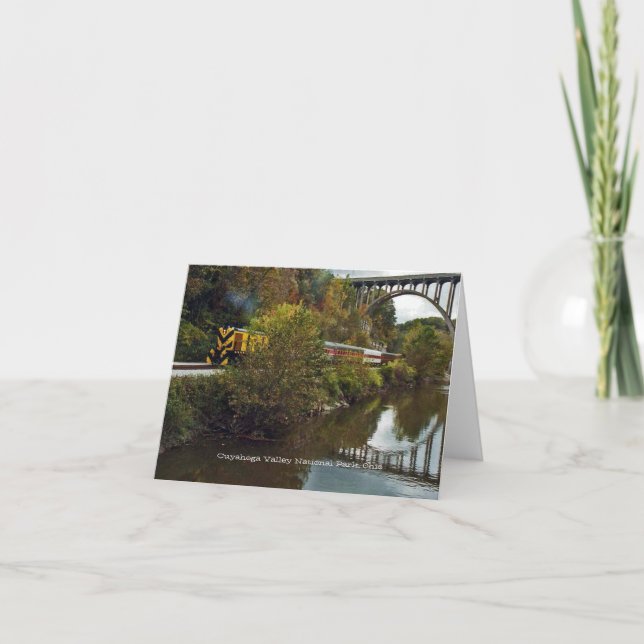 Den Cuyahoga dalnationalparken noterar kortet Kort (Framsida)