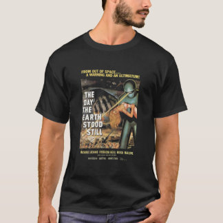Den dag då jorden fortfarande finns - gammal poste t shirt