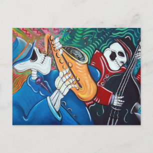 Den dåliga Bone Band-bandet Vykort