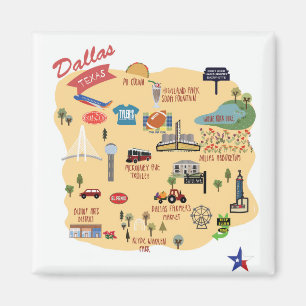 Den Dallas Texas magneten Magnet