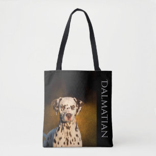 Den Dalmatian totot hänger lös Tygkasse