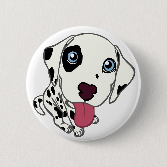 DEN DALMATIAN VALPEN KNÄPPAS KNAPP (Framsida)