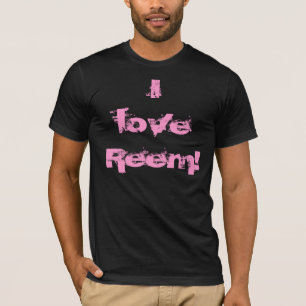 Den dam"älskar jag Reem" skjortan Tee Shirt