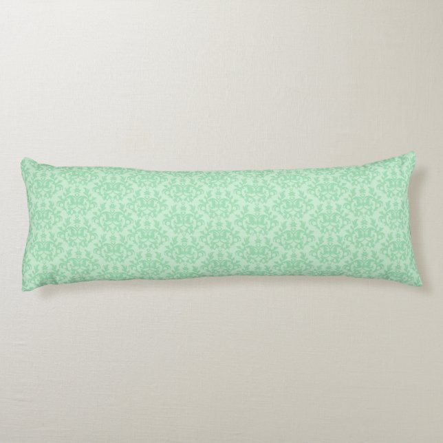 Den damastast kängurun tafsar, och kudder gröna kroppskudde (Baksidan)