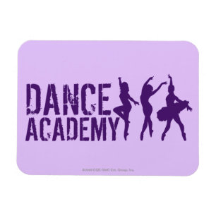 Den dansAcadmey dansare Silhouettes logotypen Magnet
