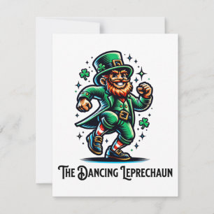 Den dansande Leprechaunen Anteckningskort