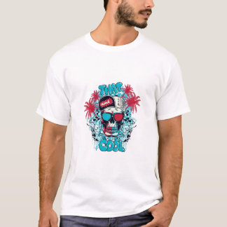 Den där coola skalle-grafiska t-shirten t shirt