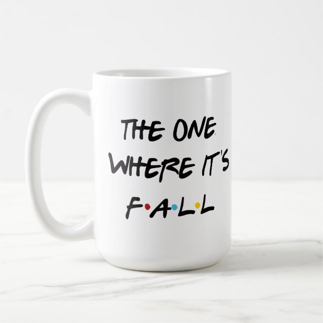 Den där det är höst kaffemugg (Vänster)