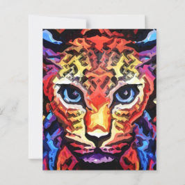 Den där färgrika leopardformade pappersarket