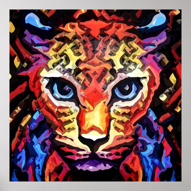 Den där färgrika leopardstilen  poster (Framsidan)