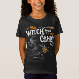 Den där häxan tog min Candy Girl Mörk T Shirt