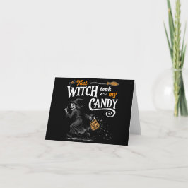 Den där häxan tog min godisMörk Kort