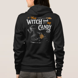 Den där häxan tog min Mörk Front & Back T Shirt