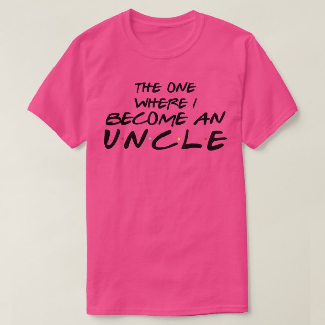 Den där jag blir en Gravid av farbror T. T Shirt (Design framsida)