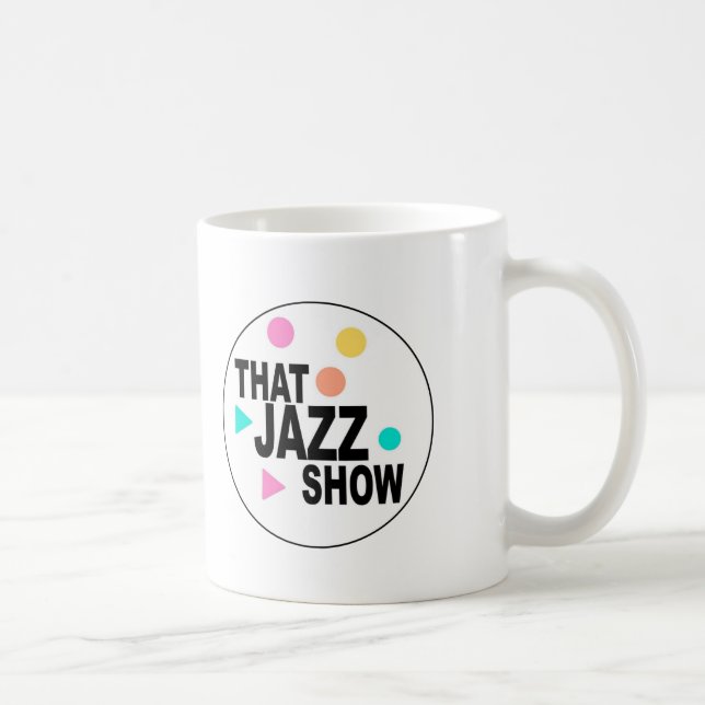 Den där Jazz visar kaffe Mugg (Höger)