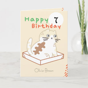 Den där katt Life Cute Kattunge Kids Namn är redig Kort