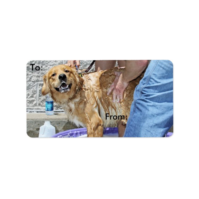 Den där platsen! adressetikett (Framsidan)