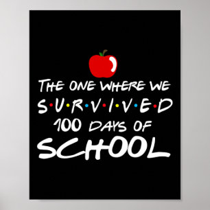 Den där vi Överlevt 100 dagar skolundervisning Poster