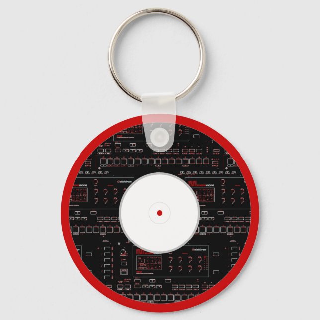 Den där vita etiketten är Electric! Nyckelring (Framsida)