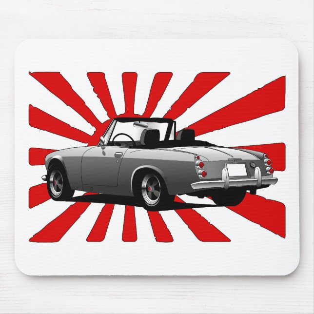Den Datsun Fairlady Roadstermusen vadderar Musmatta (Framsidan)