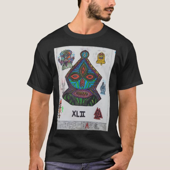 Den Dawg tshirten T Shirt (Framsida)