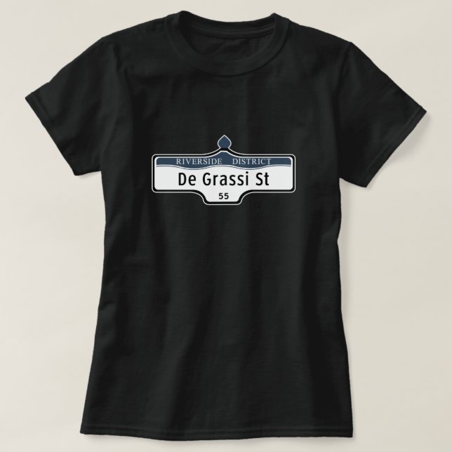 Den DeGrassi gatan, den Toronto gatan undertecknar T-shirt (Design framsida)
