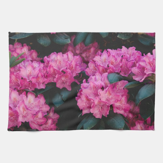 Den dekorativa abstrakten blommigt Mönster-Mode Kökshandduk (Horisontell)