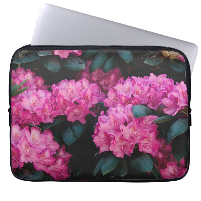 Den dekorativa abstrakten blommigt Mönster-Mode Laptop Fodral (Framsidan)