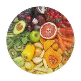 Den dekorativa Glass skärbrädan 12" tillfogar stil