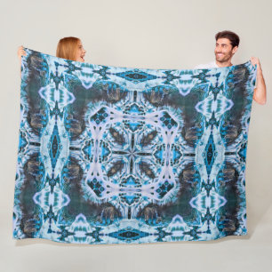 Den dekorativa infödda shamanen för fleecefilt