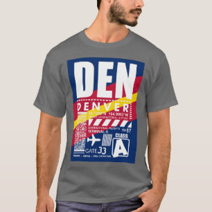 DEN Denver Airport T Shirt
