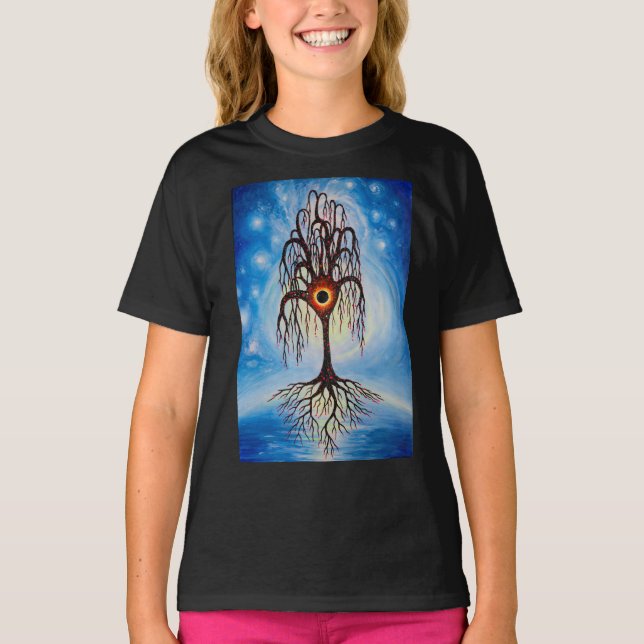 Den depressiva träd i sinnet t shirt (Framsida)