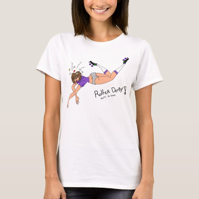 Den Derby flickan besegrar T-shirt (Framsida)