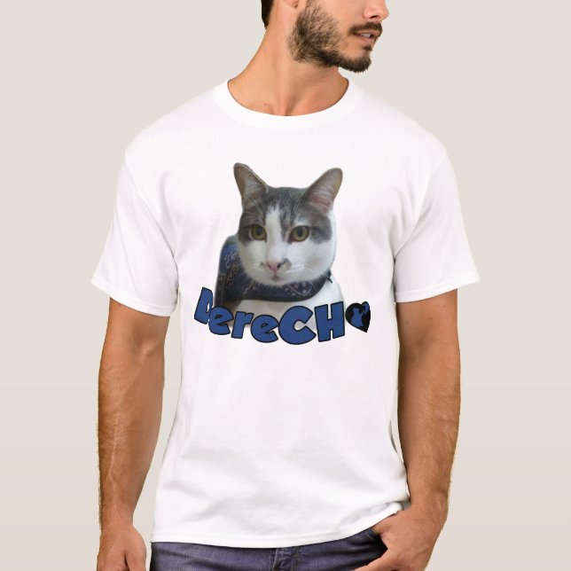Den Derecho skjortan med beklär och drar tillbaka Tee Shirt (Framsida)