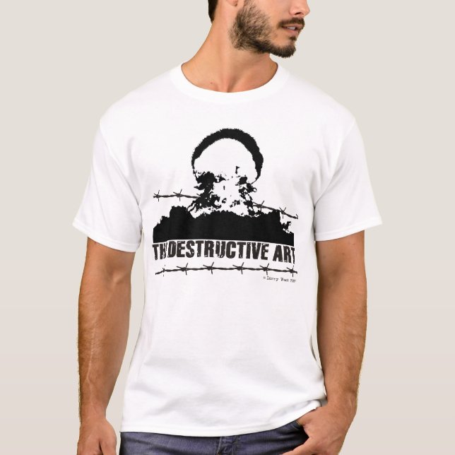 Den destruktiva konsten t shirt (Framsida)