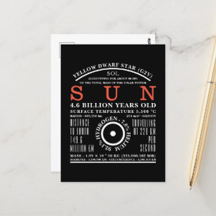 Den detaljerade astronomisymbolen Sol Vykort