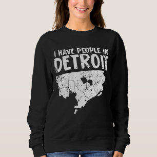 Den Detroit gåvan roliga Michigan är hem- T Shirt
