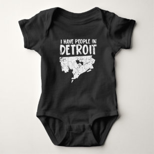 Den Detroit gåvan roliga Michigan är hem- T Shirt
