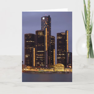 Den Detroit renaissancen centrerar på skymningen Kort