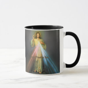 DEN DEVOTIONAL GUDOMLIGA FÖRSKONINGEN AVBILDAR MUGG