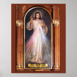 DEN DEVOTIONAL GUDOMLIGA FÖRSKONINGEN AVBILDAR POSTER