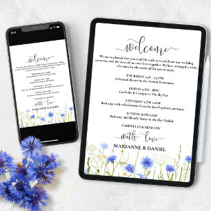 Den digitala agendan för den inre Blommigten bröll Meddelande